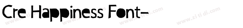 Cre Happiness Font字体转换